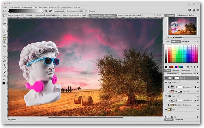 интерфейс alivecolors